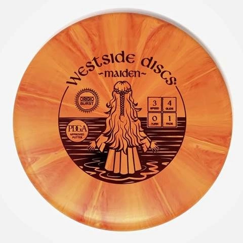 WESTSIDE DISCS ORIGIO MAIDEN PUTTER FIRE 1 WESTSIDE DISCS ORIGIO MAIDEN PUTTER FIRE