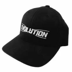 DISCMANIA FLEXFIT EVOLUTION HAT S/M BLACK DISC GOLF