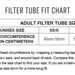 BUFF FILTER TUBE WITH 5 FILTERS ADULT -Outlet sportwheels Store image 11268