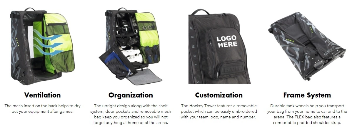 GRIT FLX1 FLEX HOCKEY TOWER 36" BLACK 6 GRIT FLX1 FLEX HOCKEY TOWER 36" BLACK - Image 6