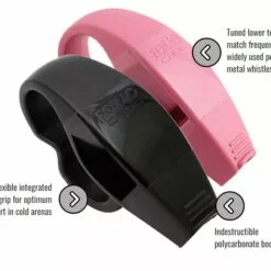 FOX 40 NHL CAUL FINGERGRIP REFEREE WHISTLE - BLK -Outlet sportwheels Store image 2913