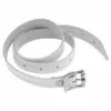 Goalie Pad Leg Strap - 32.5" w/buckle - WHITE