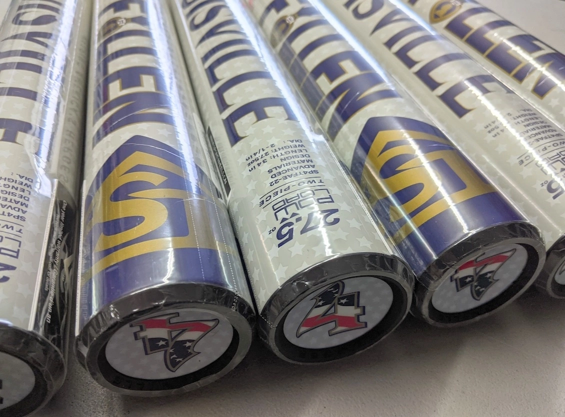 2022 LOUISVILLE 4 THE FALLEN USA SLOPITCH BAT GREY-PURPLE 6 2022 LOUISVILLE 4 THE FALLEN USA SLOPITCH BAT GREY-PURPLE - Image 6