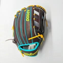 Wilson A2000 12″ DW5 Pattern GOTM Feb 2022 Dark Brown / Teal /Yel RHT