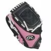 RAWLINGS PLAYERS T-BALL GLOVE PL91 9" LHT - PINK/BLACK