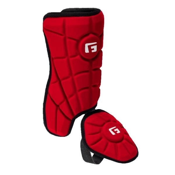 G-FORM PRO BATTERS LEG GUARD RED LEFT HAND BATTER 1 G-FORM PRO BATTERS LEG GUARD RED LEFT HAND BATTER