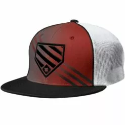 WILSON HOME PLATE FLEXFIT HAT RED