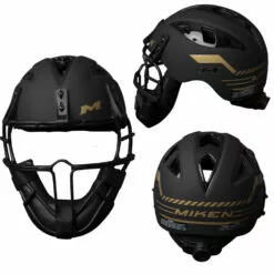 Miken GOLD LEGIT SOFTBALL PITCHERS MASK/HELMET DIAL FIT SYSTEM