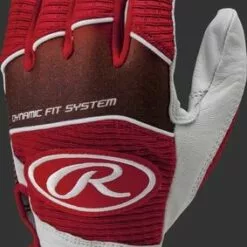 2020 RAWLINGS WORKHORSE BATTING GLOVES -Outlet sportwheels Store image 5794