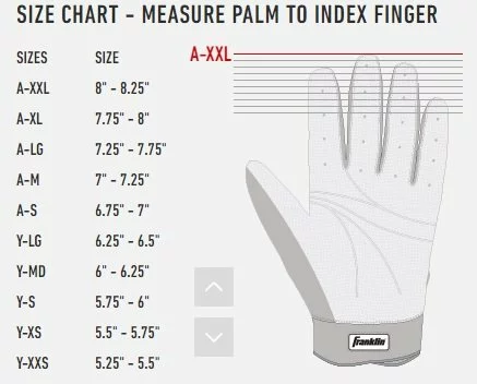 FRANKLIN CFX PRO CLASSIC BATTING GLOVE ADULT 5 FRANKLIN CFX PRO CLASSIC BATTING GLOVE ADULT - Image 5