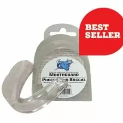 BLUE SPORTS STRAPLESS MOUTHGUARD ADULT CLEAR