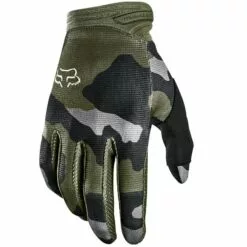 FOX DIRTPAW PRZM CAMO RACE GLOVES YOUTH