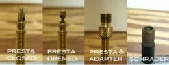 Presta Valve Adaptor - Brass - Ea. -Outlet sportwheels Store image 7716