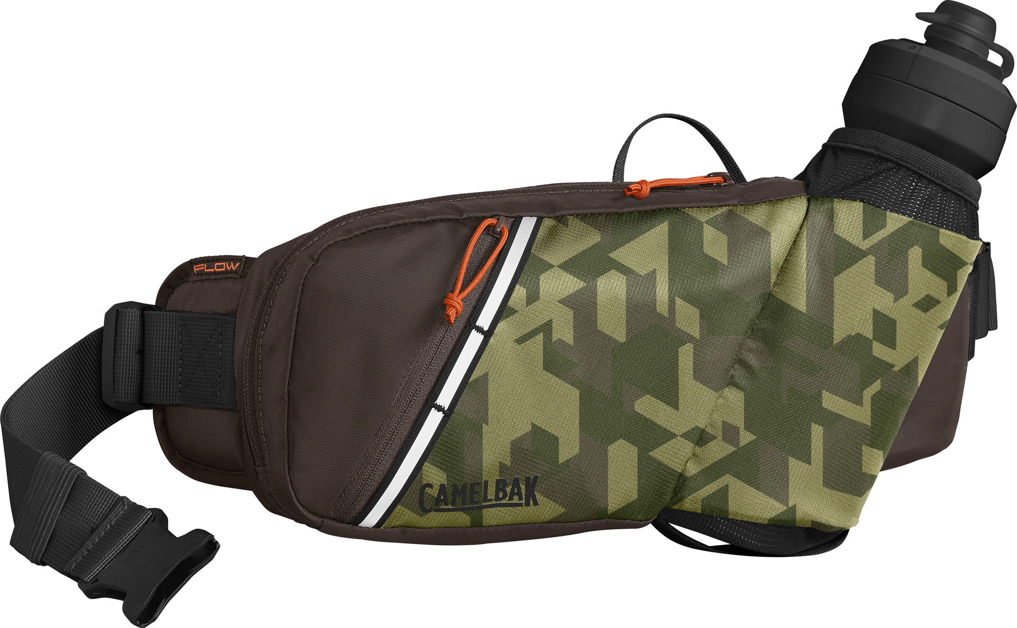 CAMELBAK PODIUM FLOW BELT 21OZ CAMELFLAGE/BROWN SEAL 1 CAMELBAK PODIUM FLOW BELT 21OZ CAMELFLAGE/BROWN SEAL