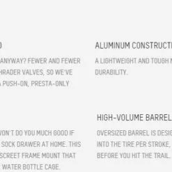 BLACKBURN AIRSTICK 2 STAGE SILVER PUMP -Outlet sportwheels Store image 8190