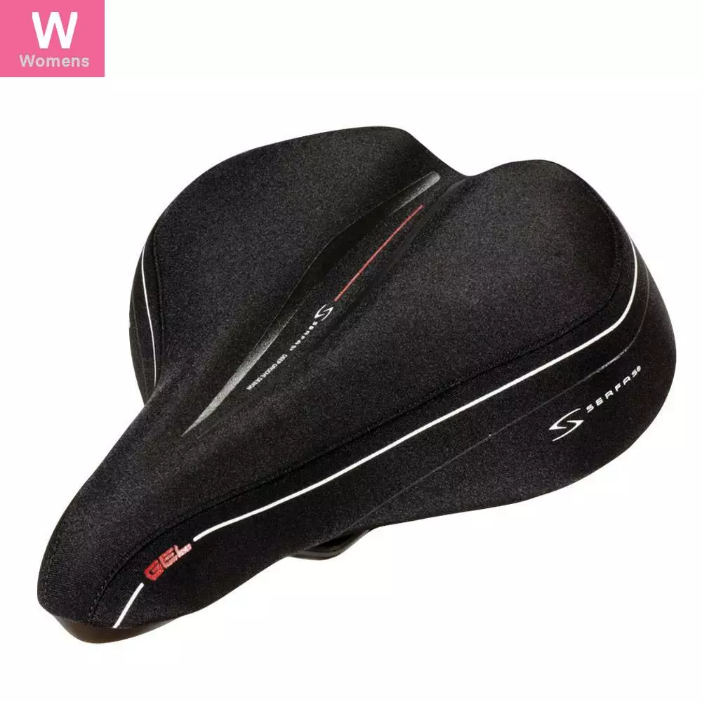 SERFAS SEAT REACTIVE GEL LYCRA LADIES SADDLE LS-100 1 SERFAS SEAT REACTIVE GEL LYCRA LADIES SADDLE LS-100