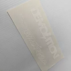 Demolition Sticker - Double logo - 7" x 1.5" Ea.