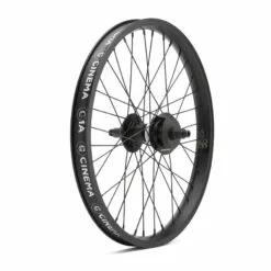 CINEMA 888 REAR FREECOASTER WHEEL WITH GUARDS RHD BLK