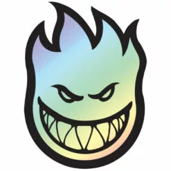 Spitfire Fireball Sticker - Prizm - Med - Ea. (6"x4")