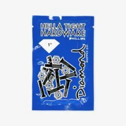 Diamond hardware - Hella Tight - Phillips 1" - Black/Silver