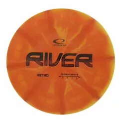 LATITUDE 64 RETRO BURST LINE DISC GOLF RIVER FAIRWAY DRIVER ORANGE