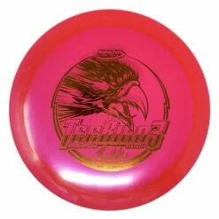 INNOVA DISC GOLF TEEBIRD 3 CHAMPION FAIRWAY DRIVER RICKY WYSOCKI SIGN. MAROON