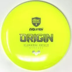DISCMANIA EVOLUTION NEO DISC GOLF BRIGHT YELLOW ORIGIN MID-RANGE DRIVER